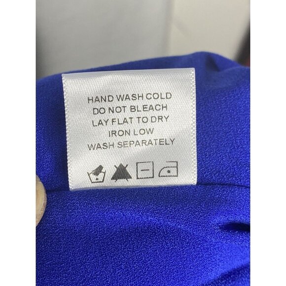 NBD Caleb Woman’s Gown Pleated Skirt Blue Evening Cocktail Party Dress SZ XS‎ - Picture 11 of 12